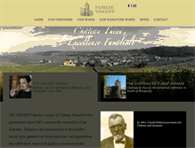 Tablet Screenshot of chateau-fuisse.fr